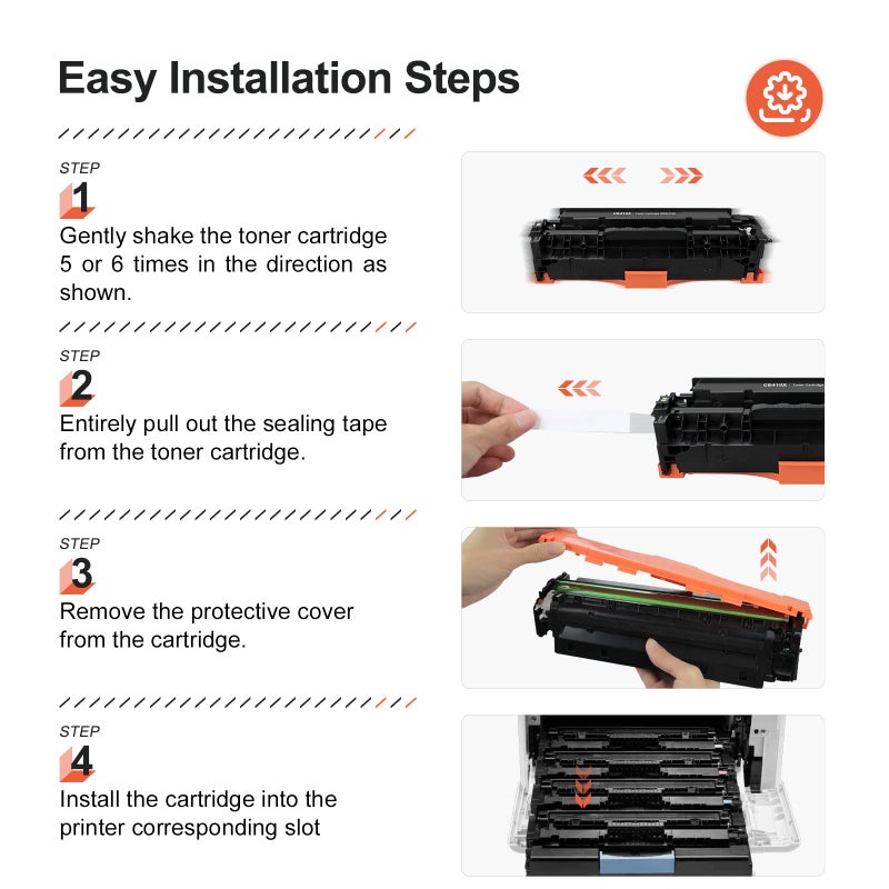 v4ink Remanufactured Toner Cartridge Replacement for HP 305X 305A CE410X CE410A Toner High Yield Black Ink for HP Pro 400 MFP M475dn M475dw M451nw M451dn M451dw PRO 300 M375nw M351 Printer - Image 5
